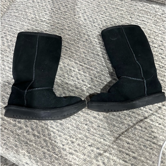 KOOLABURRA BY UGG Little girls black boots with bows, size 12 - Picture 5 of 9